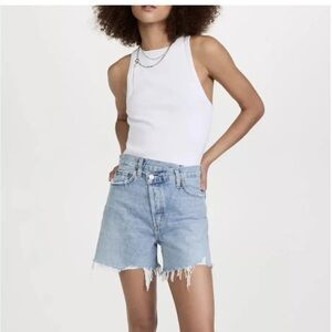 Agolde Crisscross Jean Shorts -23